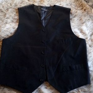 Men's Black Dress Vest